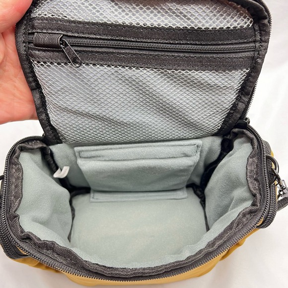 G-Raphy Camera Case Bag DSLR Camera Bag Gold Canvas Adjustable Strap - Picture 6 of 9